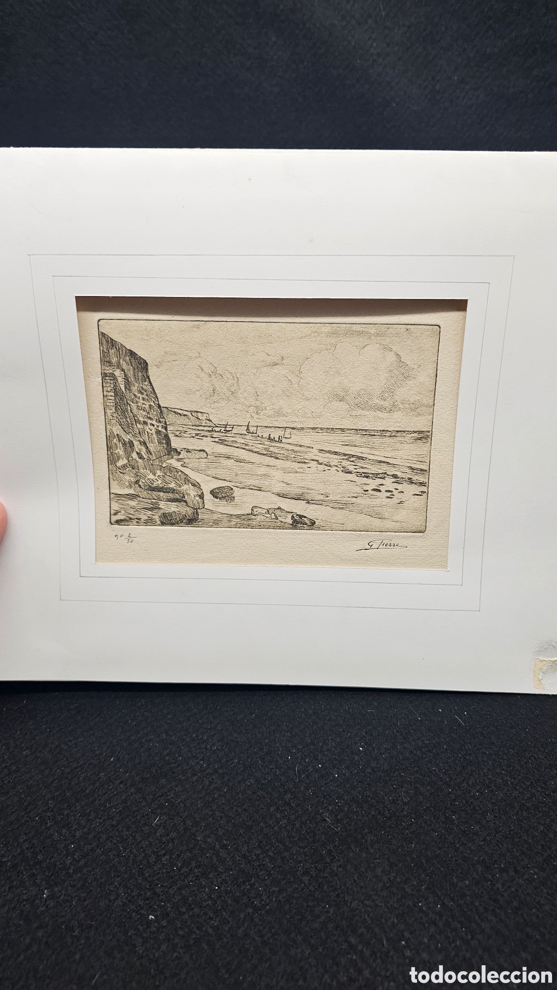 Arte: Antiguo grabado 2 /30 de Gustave Pierre siglo XIX