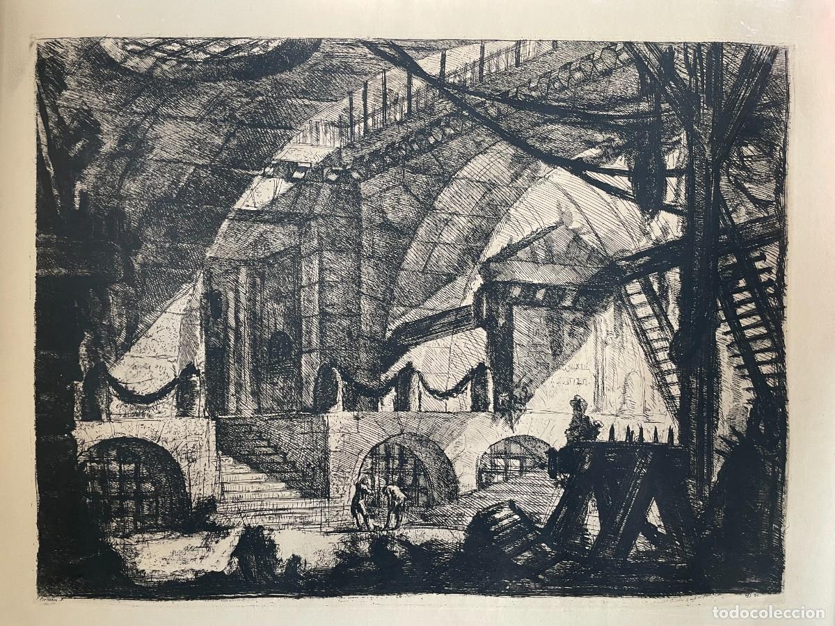 Arte: G. B. PIRANESI. The Sawhorse (Il Cavalletto), Carceri d&rsquo;Invenzione, Tav. XII
