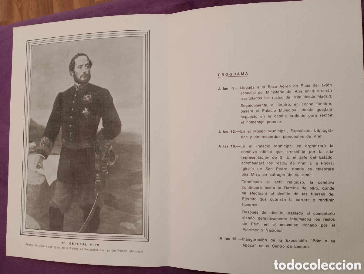 Arte: FOTOGRAFIA DEL GENERAL JUAN PRIM Y PRATS