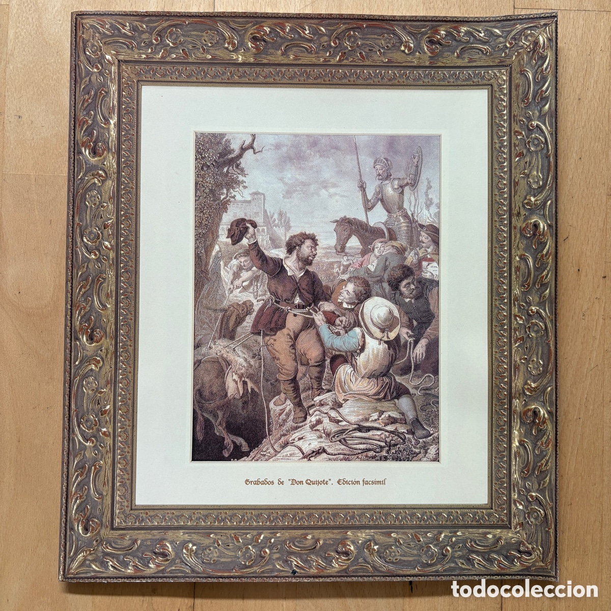 Arte: (L990) Carpeta de 6 L&aacute;minas / Grabados de &rdquo;Don Quijote&rdquo;. Edici&oacute;n Facs&iacute;mil - Ediciones Rueda
