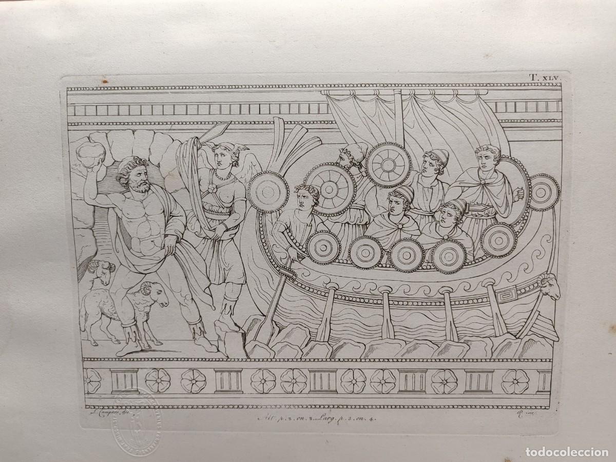 Arte: Polifemo. Antichi monumenti Italia. Giuseppe Micali. 1810. Tavole XLV. Campani.
