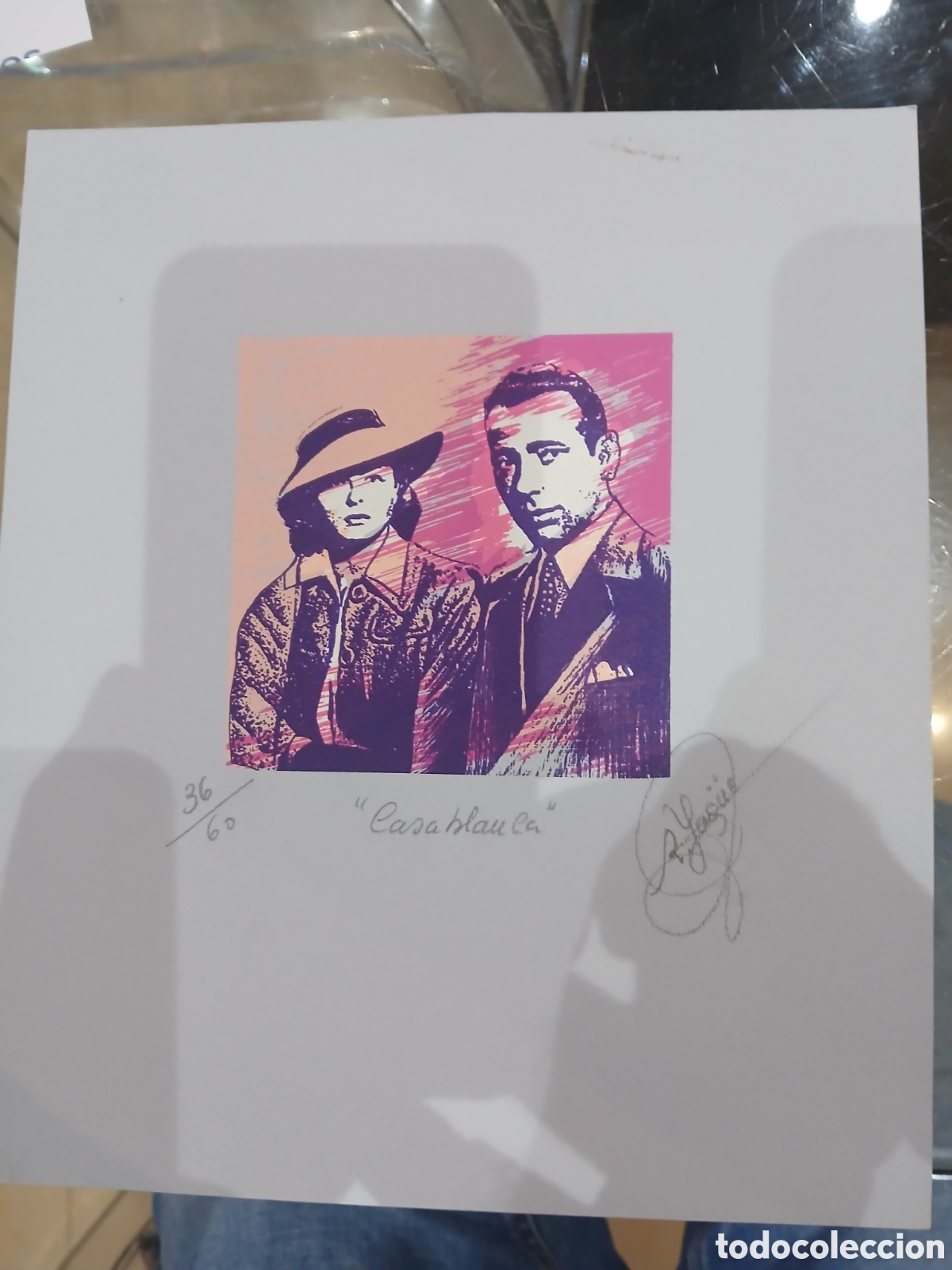 Arte: Litografia firmado numerado de rosa yague