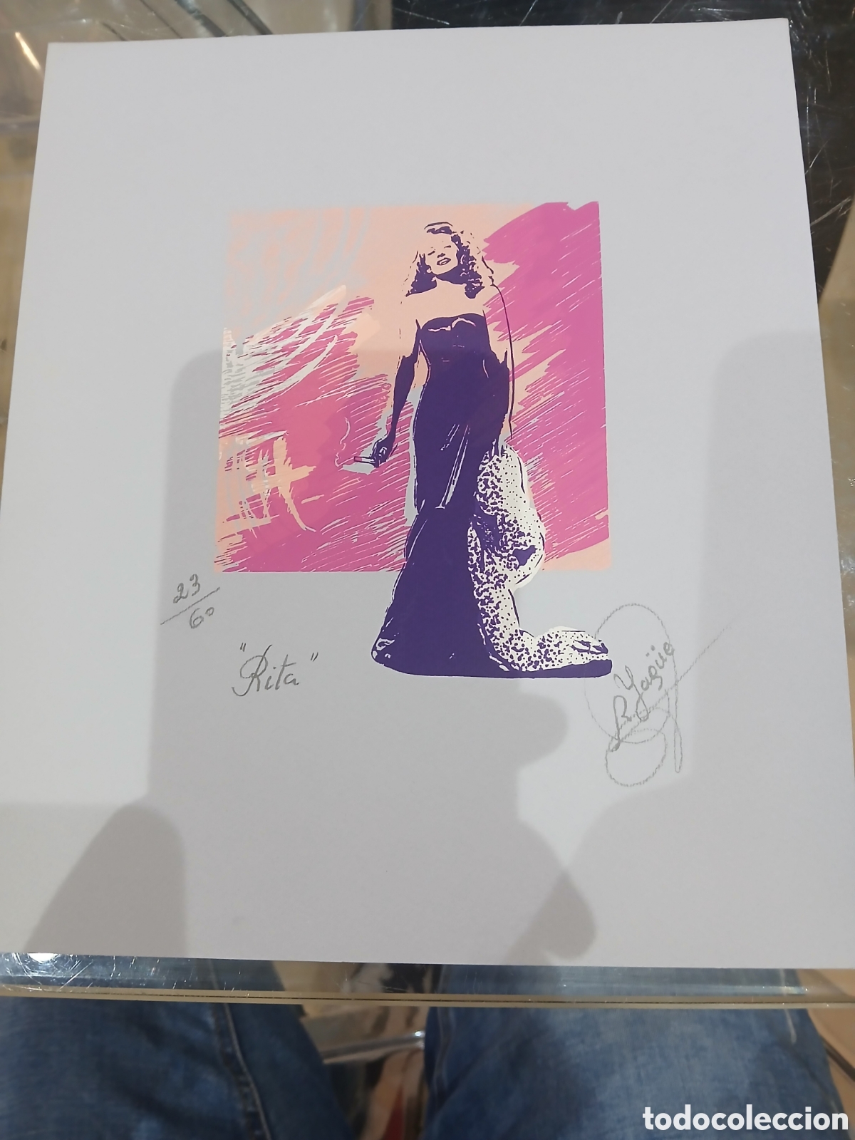 Arte: Litografia firmado numerado rosa yague