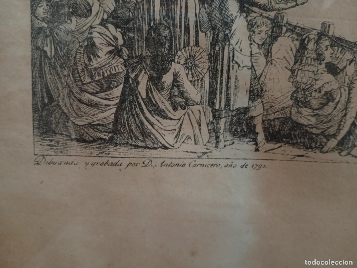 Arte: Antonio Carnicero Grabado original 1791. - Foto 12