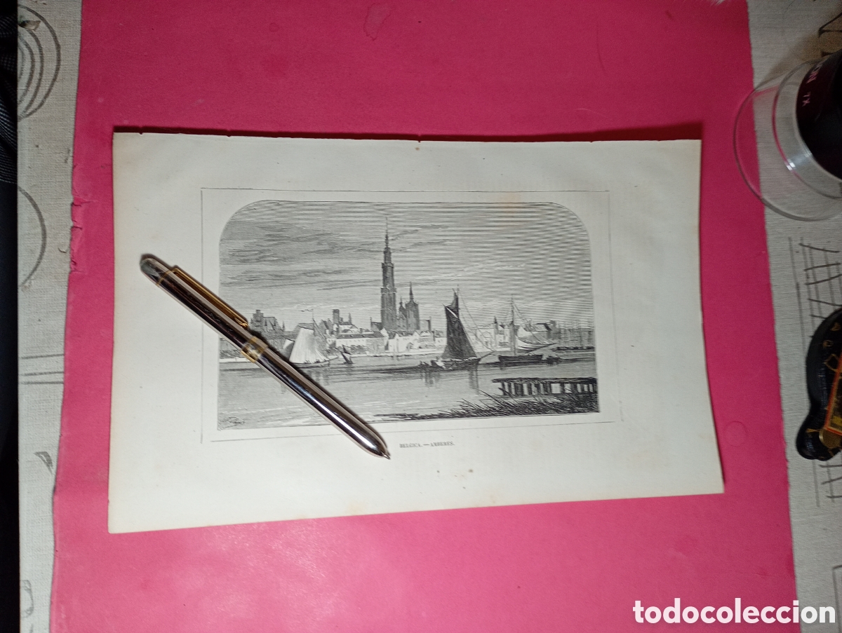 Arte: AMBERES ANTWERP HOLANDA- B/N FIN XIX INICIO XXA