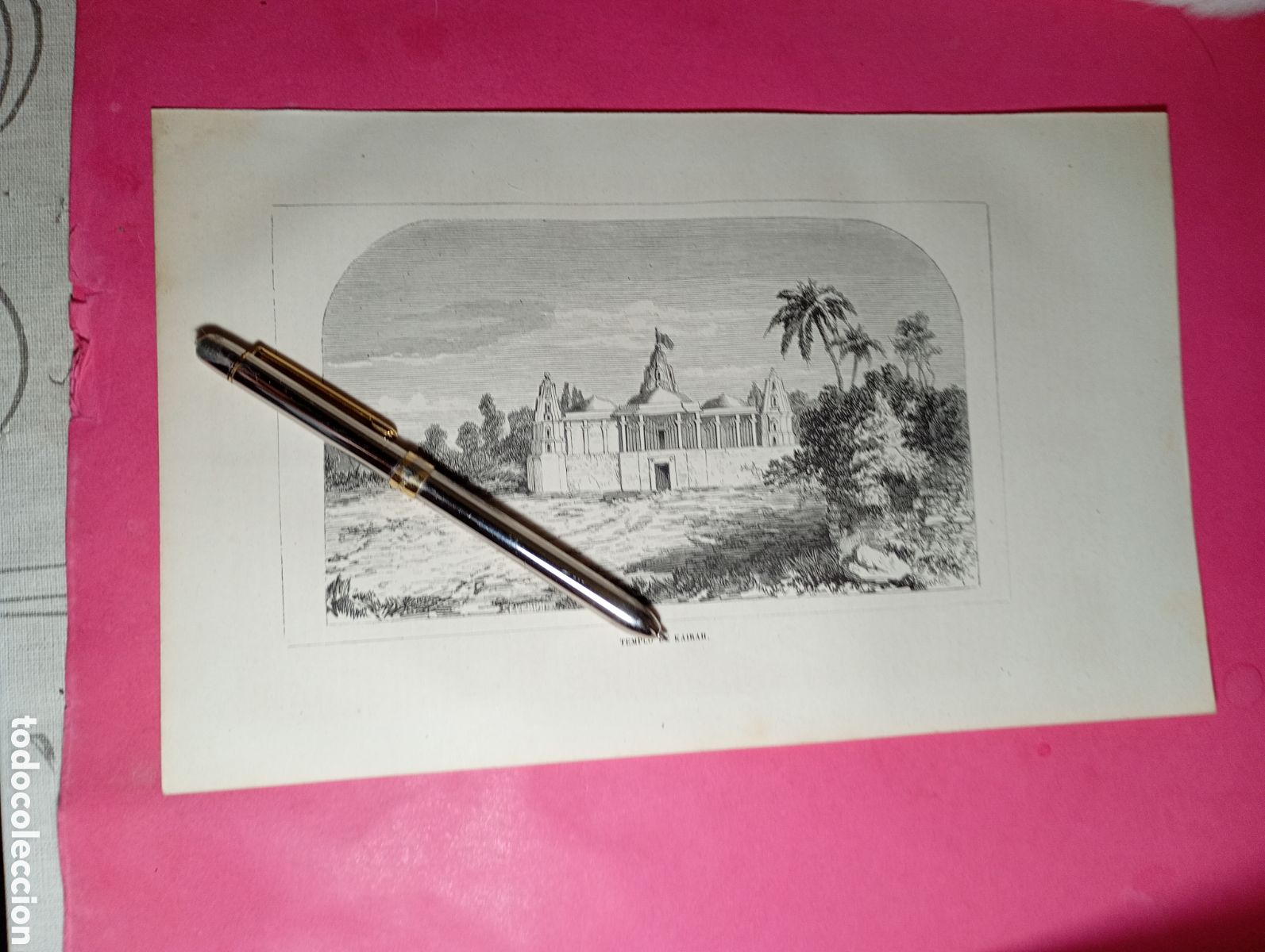 Arte: TEMPLO DE KARACHI - B/N FIN XIX INICIO XXA