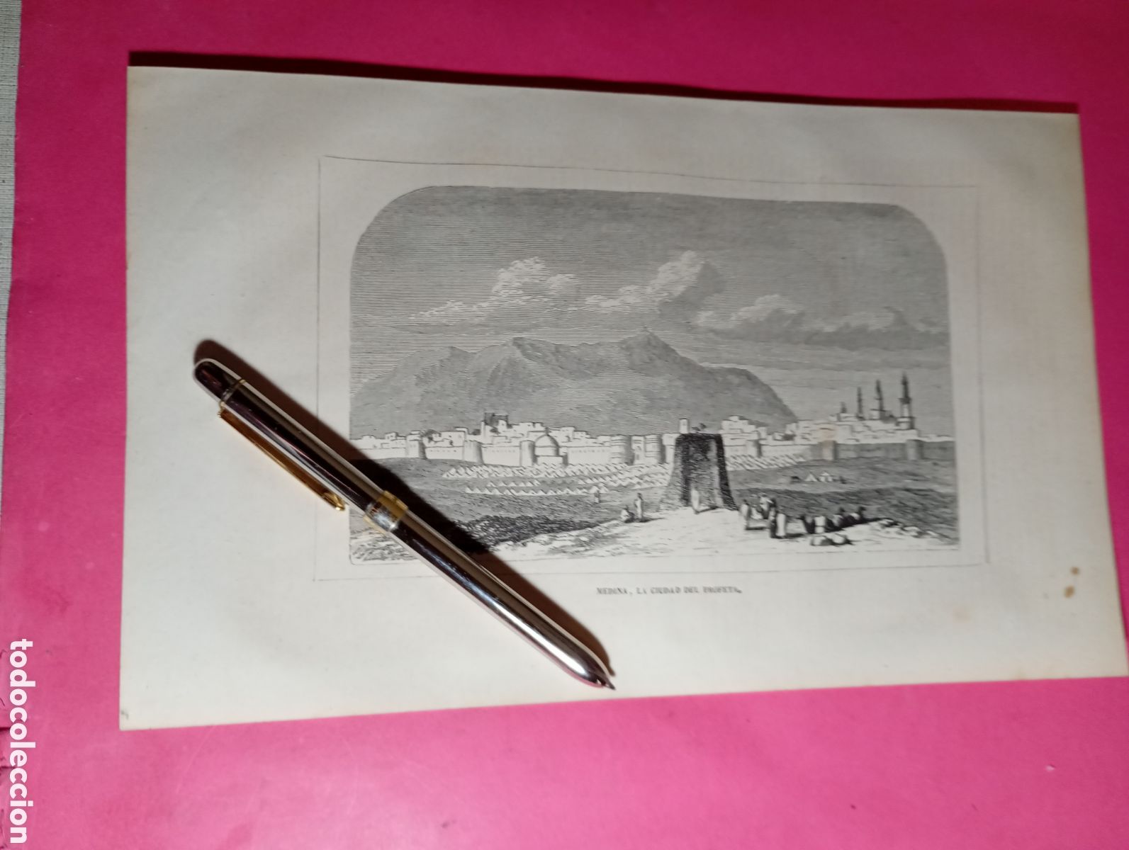 Arte: ARABIA SAUDI MEDINA LA CIUDAD DEL PROFETA- B/N FIN XIX INICIO XXA