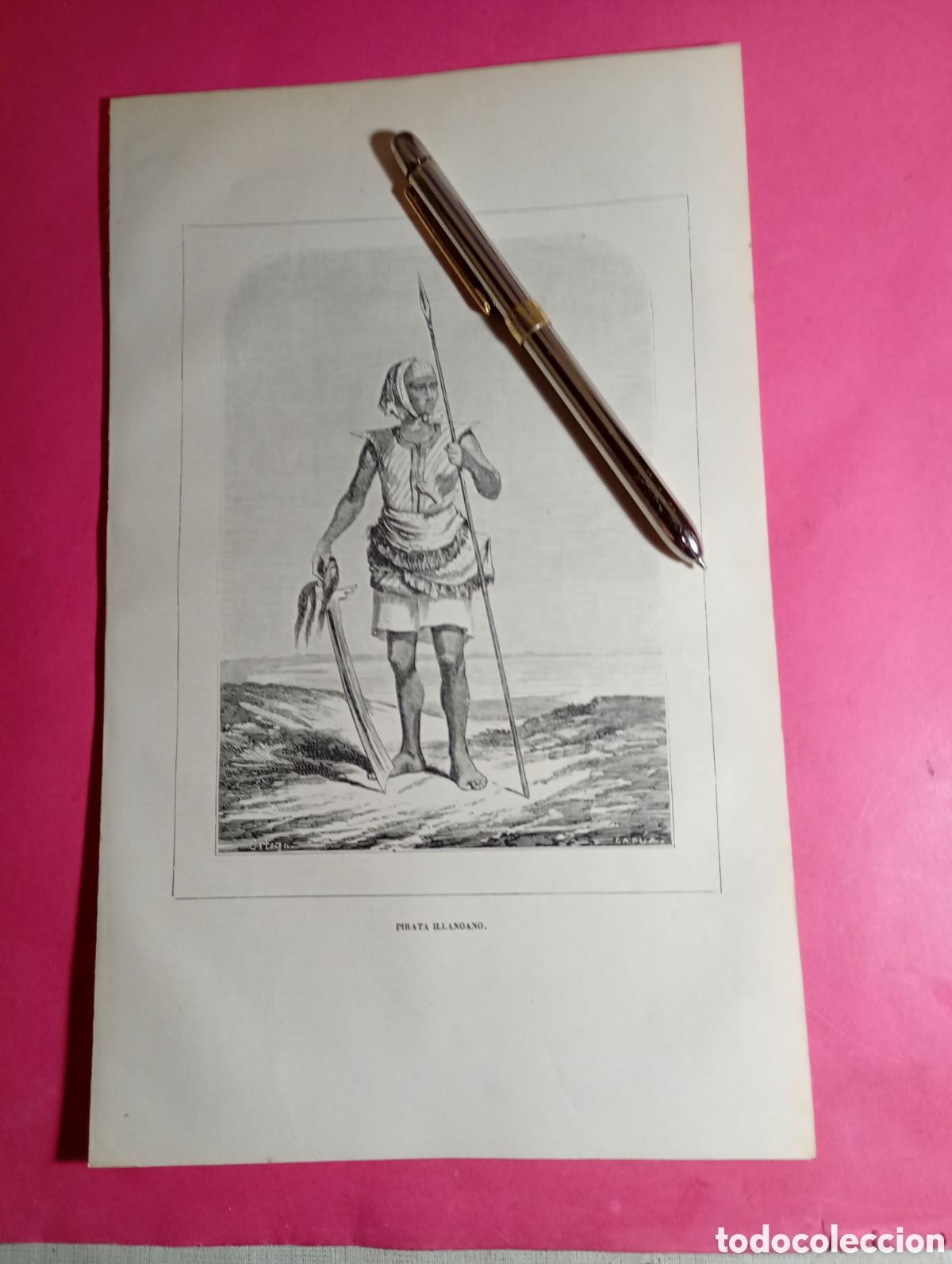 Arte: PIRATA ILLANOANO - B/N FIN XIX INICIO XXA