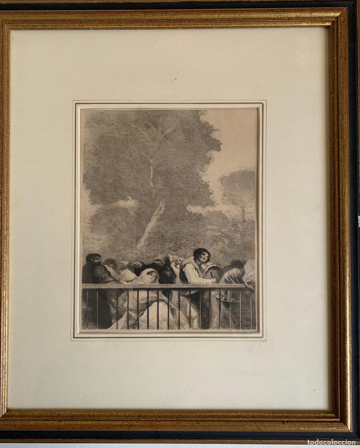 Arte: C&uacute;pula de Goya en San Antonio de la Florida - Aguafuerte de J. M. Galv&aacute;n