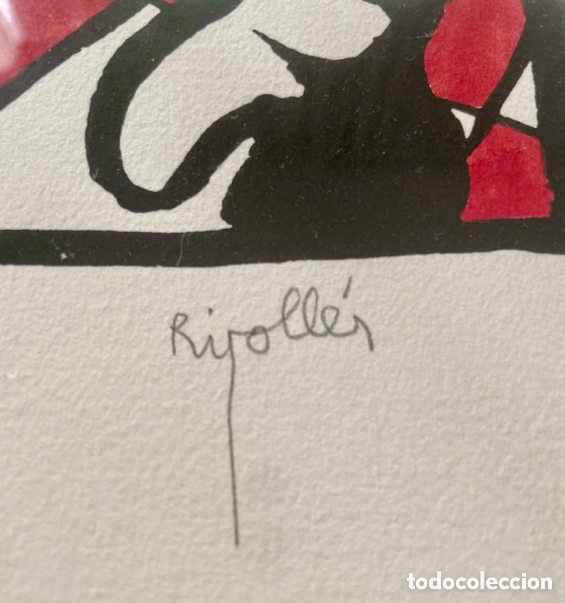 Arte: Grabado litograf&iacute;a RIPOLL&Eacute;S - Foto 3