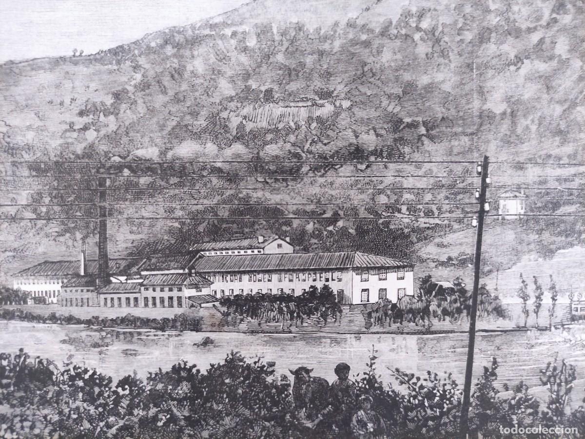 Arte: GRABADO. ESPA&Ntilde;A. PAIS VASCO. GUIPUZCOA. TOLOSA. FABRICA DE PAPEL LA GUADALUPE. EDIFICIO