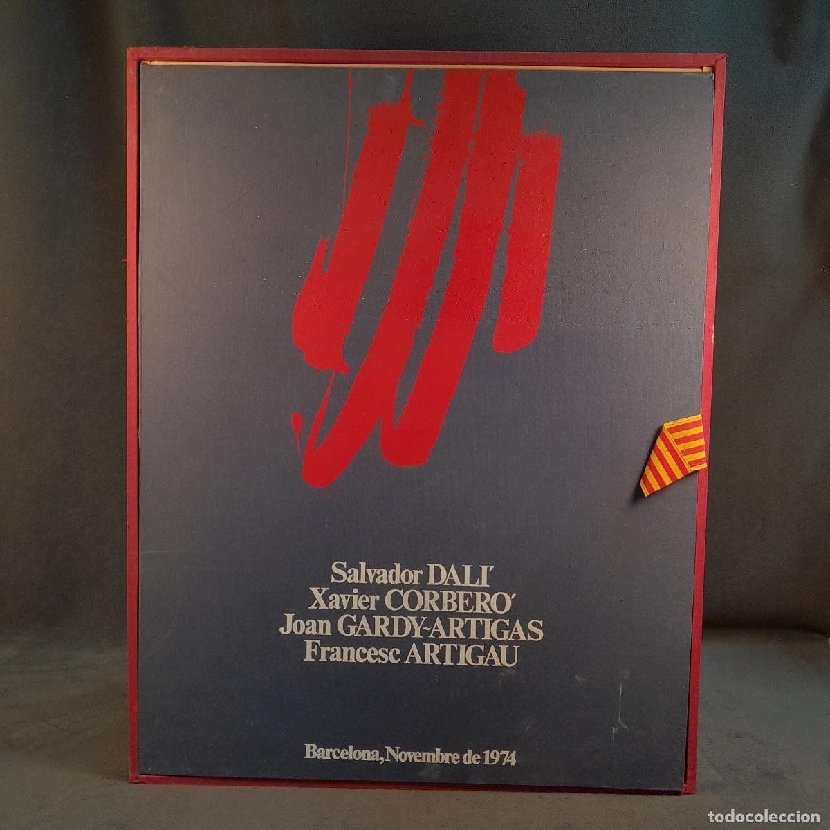 Kunst: B-1958. CARPETA DE GRABADOS. SALVADOR. D, XAVIER. C, JOAN G.A, FRANCESC. A. 1974
