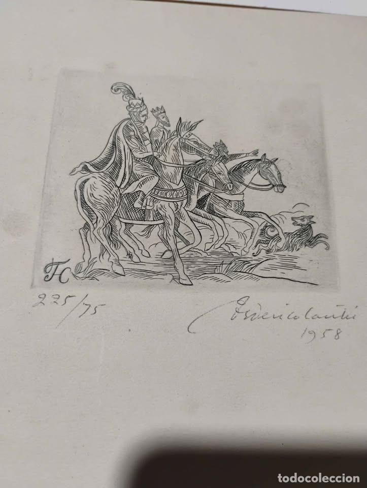 Arte: Grabado Original de Federico Cant&uacute; Firmado y Numerado 1958