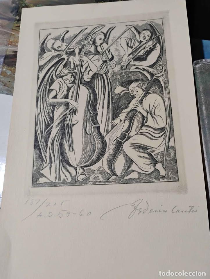 Art: Grabado Original de Federico Cant&uacute; Firmado y Numerado 1959-60