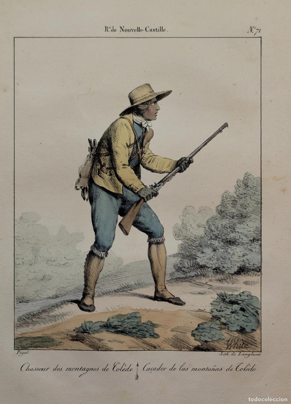 Arte: &ldquo;Chasseur des montagnes de Tol&egrave;de / Ca&ccedil;ador de las monta&ntilde;as de Toledo&rdquo; [Traje de cazador de Toledo]