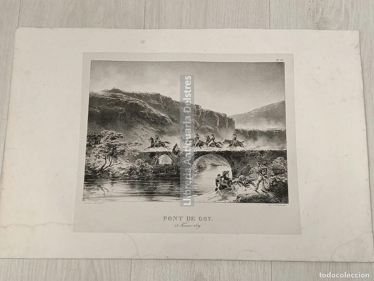 Art: Langlois. / Engelmann. - Combat de Ridaure. 21 Abril 1812. Pl. 39.