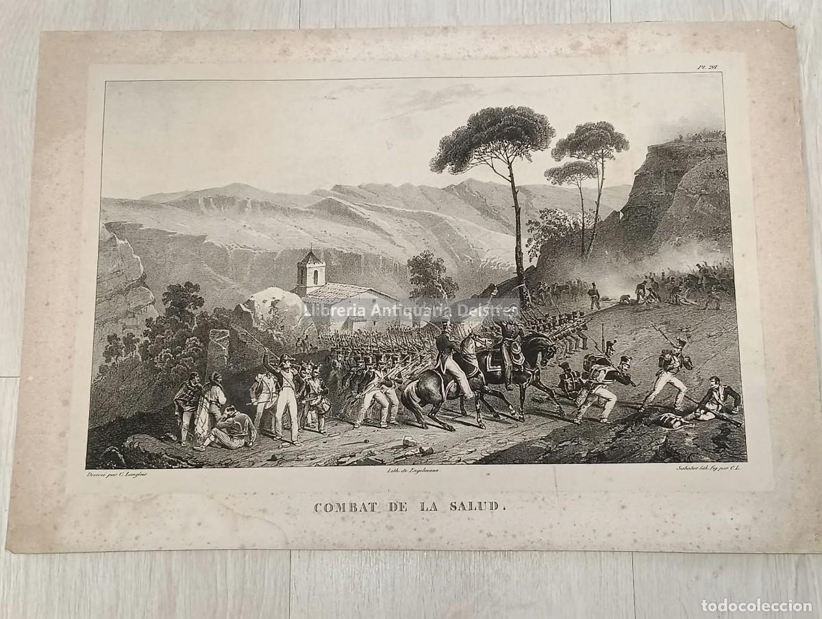 Art: Langlois. / Sabatier. - Combat de la Salut. Pl. 28.