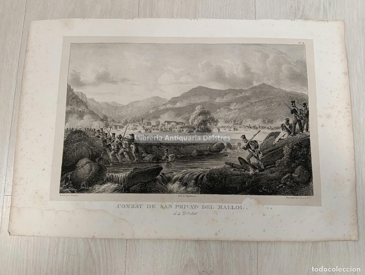 Art: Langlois. / Dupressoir. - Combat de San Privat del Mallol. 4 D&eacute;cembre. Pl. 12.
