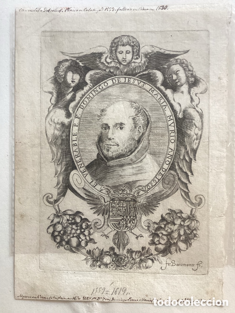 Arte: Grabado original de Fr. Beaumonte - Foto 2