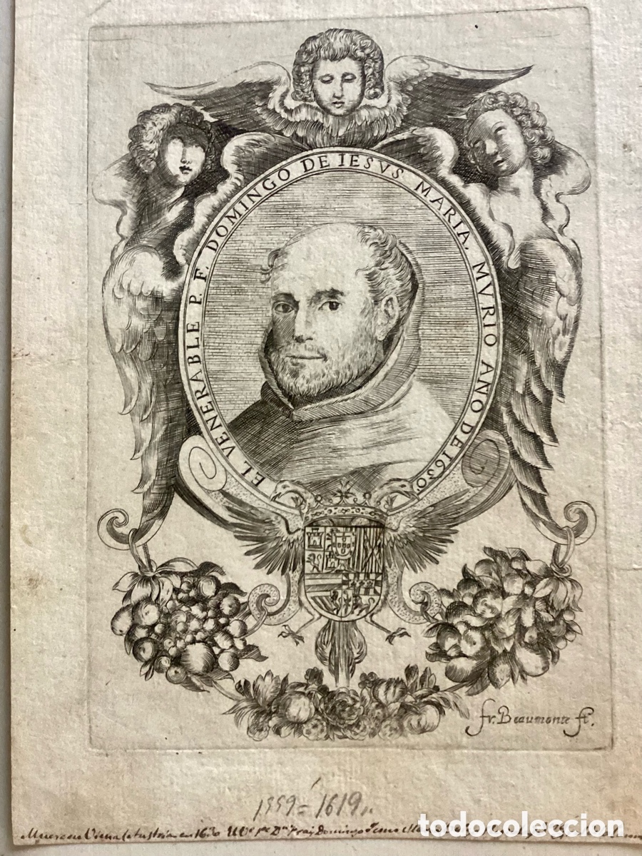 Arte: Grabado original de Fr. Beaumonte - Foto 3