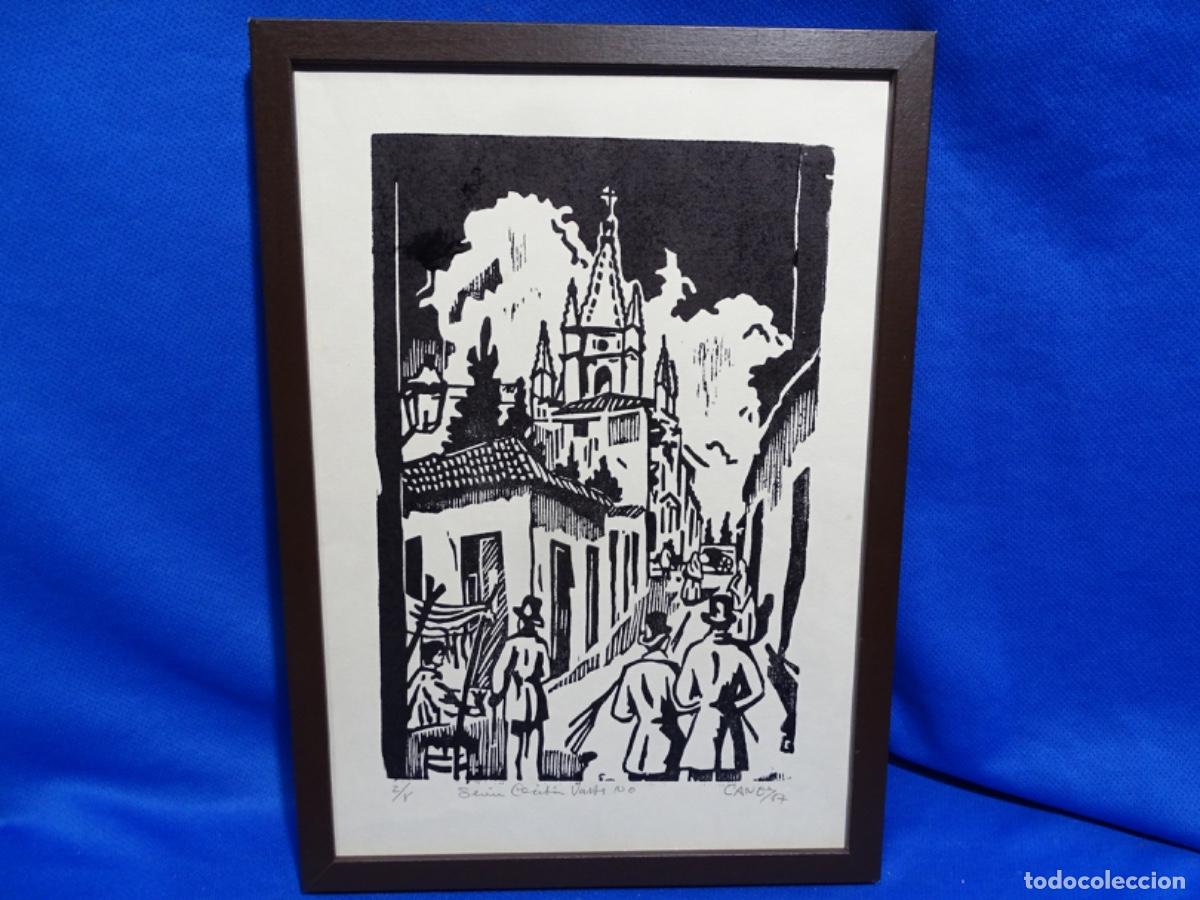 Arte: XILOGRAFIA LINOGRABADO ANTONIO CANET. 2/8. 1987.