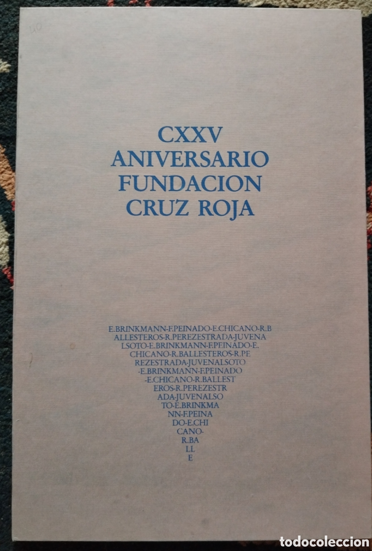 Arte: CXXV ANIVERSARIO FUNDACI&Oacute;N CRUZ ROJA ESPA&Ntilde;OLA. Carpeta de grabados.