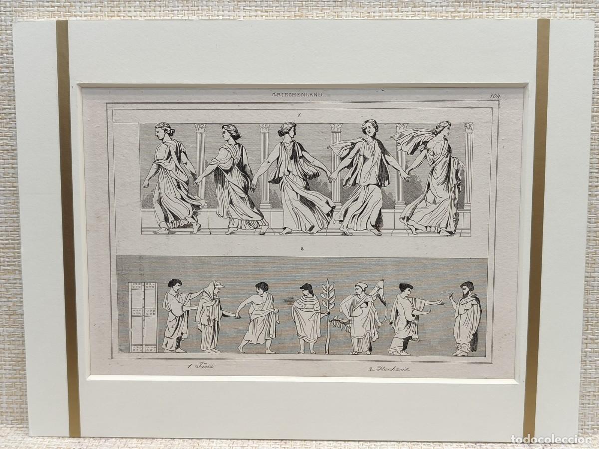 Arte: Danza y boda. Welt-Gem&auml;lde-Gallerie. 1836. Montaje passepartout.