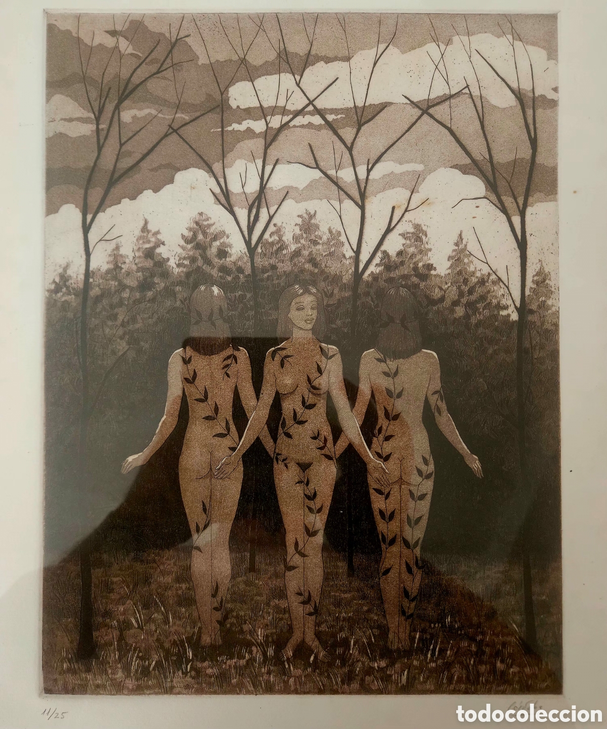 Arte: Jose Maria Cordoba ( Cordoba) precioso grabado de poca tirada, numerado y firmado.