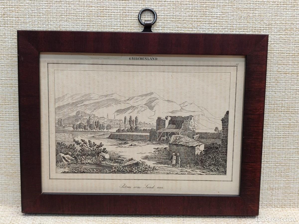 Arte: Patras. Welt-Gem&auml;lde-Gallerie. 1836. Grabado. Cuadro.