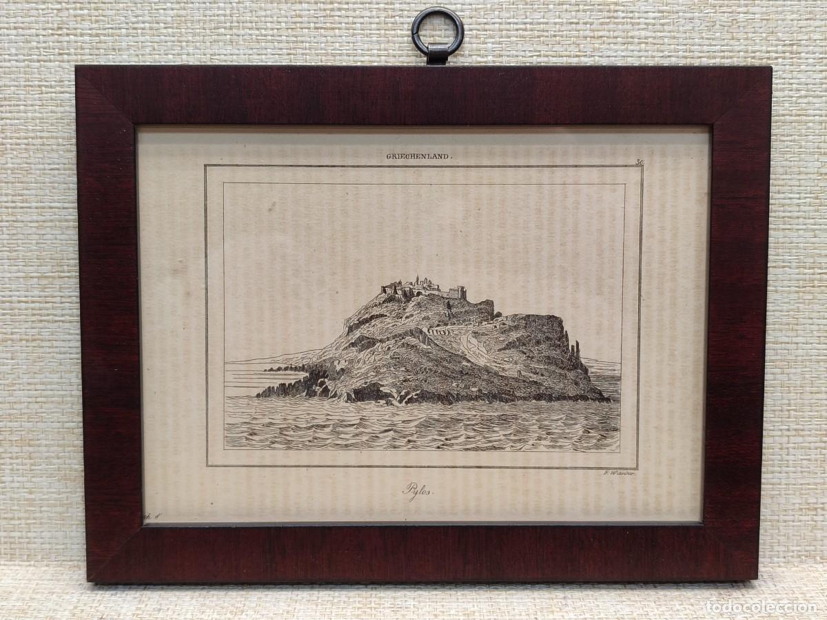 Arte: Pilos. Welt-Gem&auml;lde-Gallerie. 1836. Grabado. Cuadro.