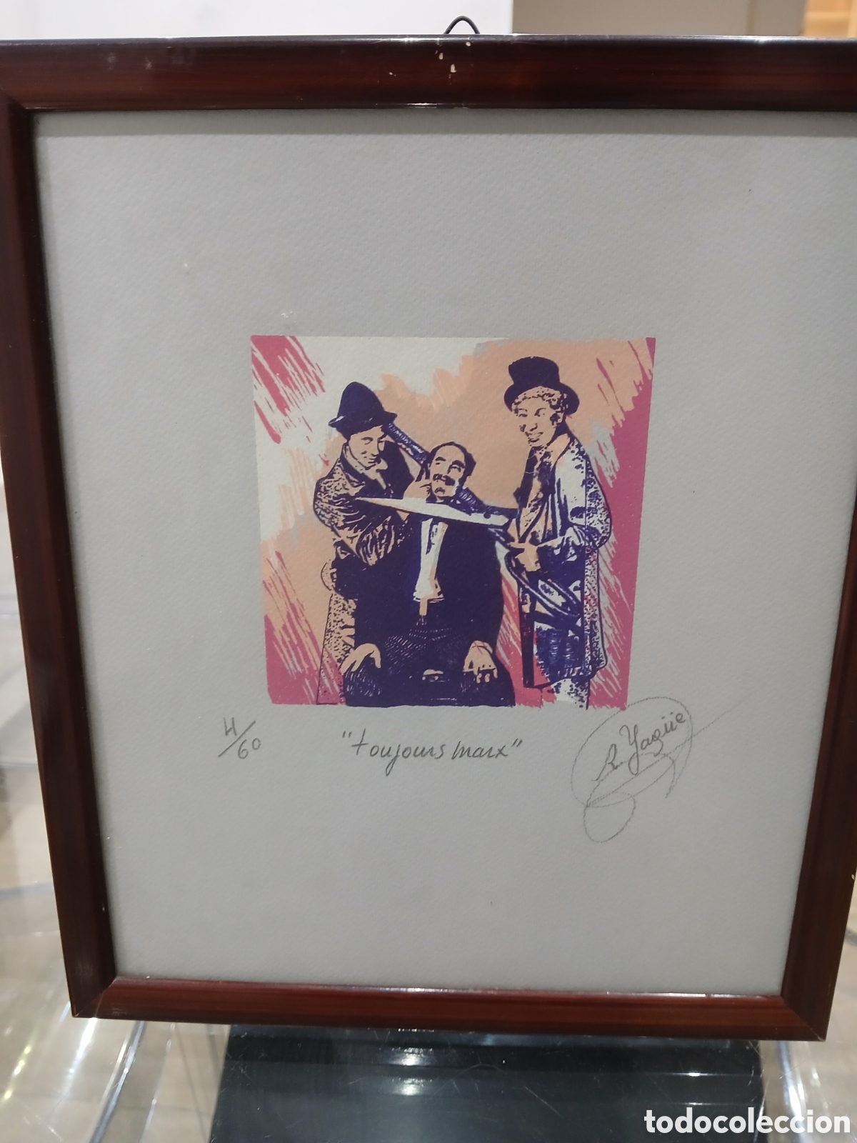Arte: Grabado firmado rosa yagůe numerado
