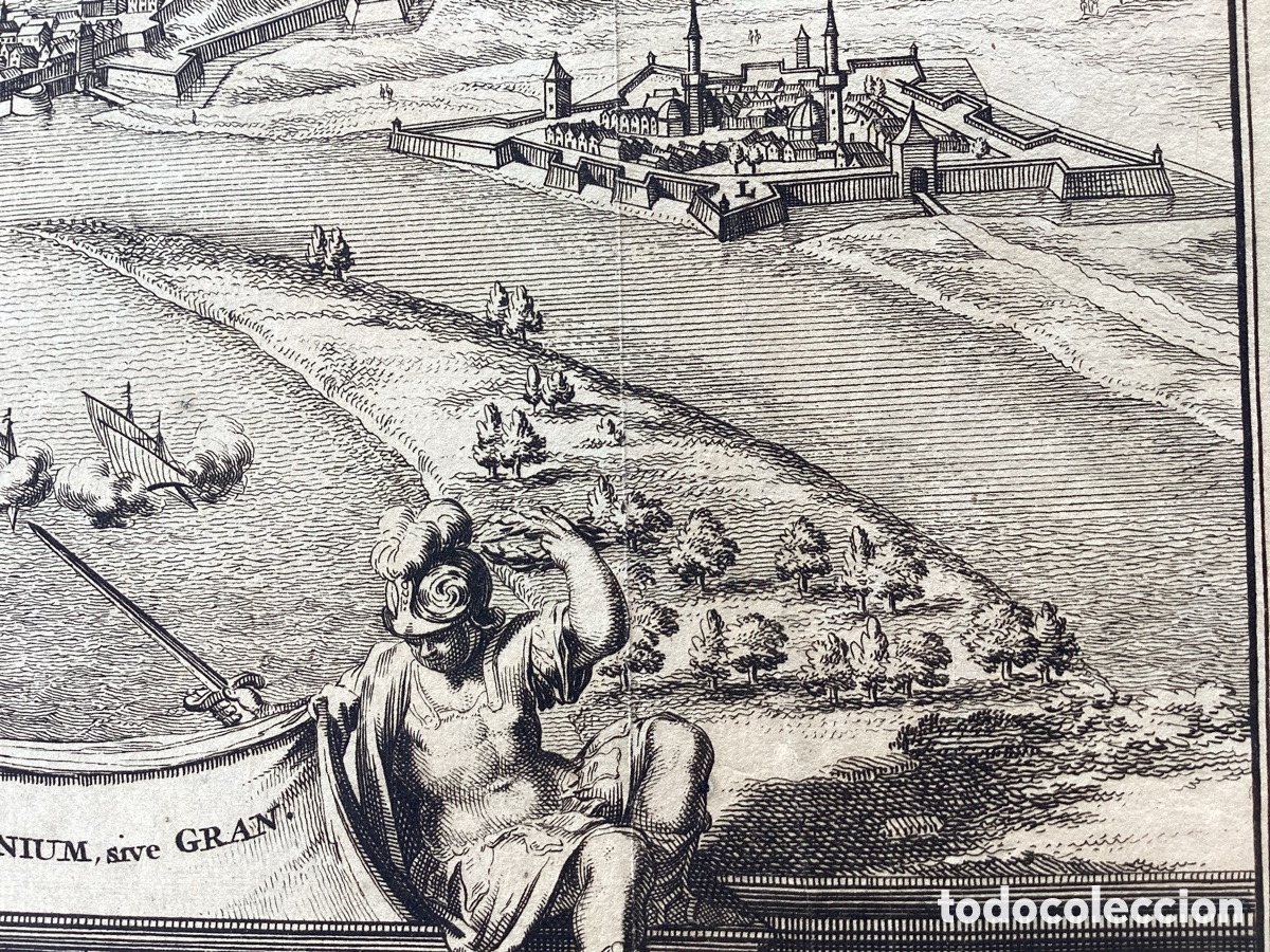 Arte: Grabado original ciudad de Strigonium - Foto 5