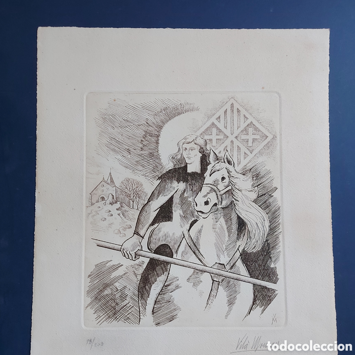 Arte: VILA MONCAU SANT JORDI GRABADO