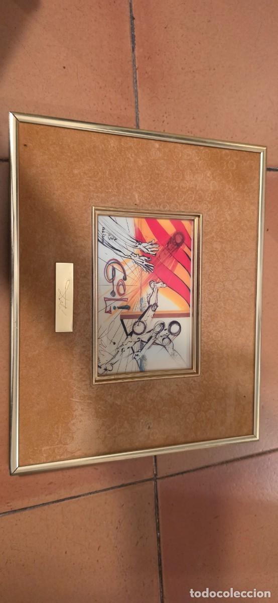 Arte: Preciosa obra esmaltada Dali titulada Gol tirada limitada 1977