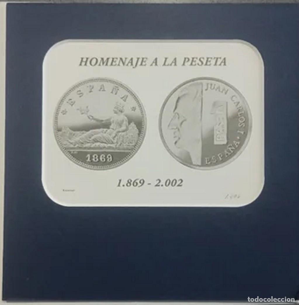 Arte: GRABADO BURIL HOMENAJE A LA PESETA