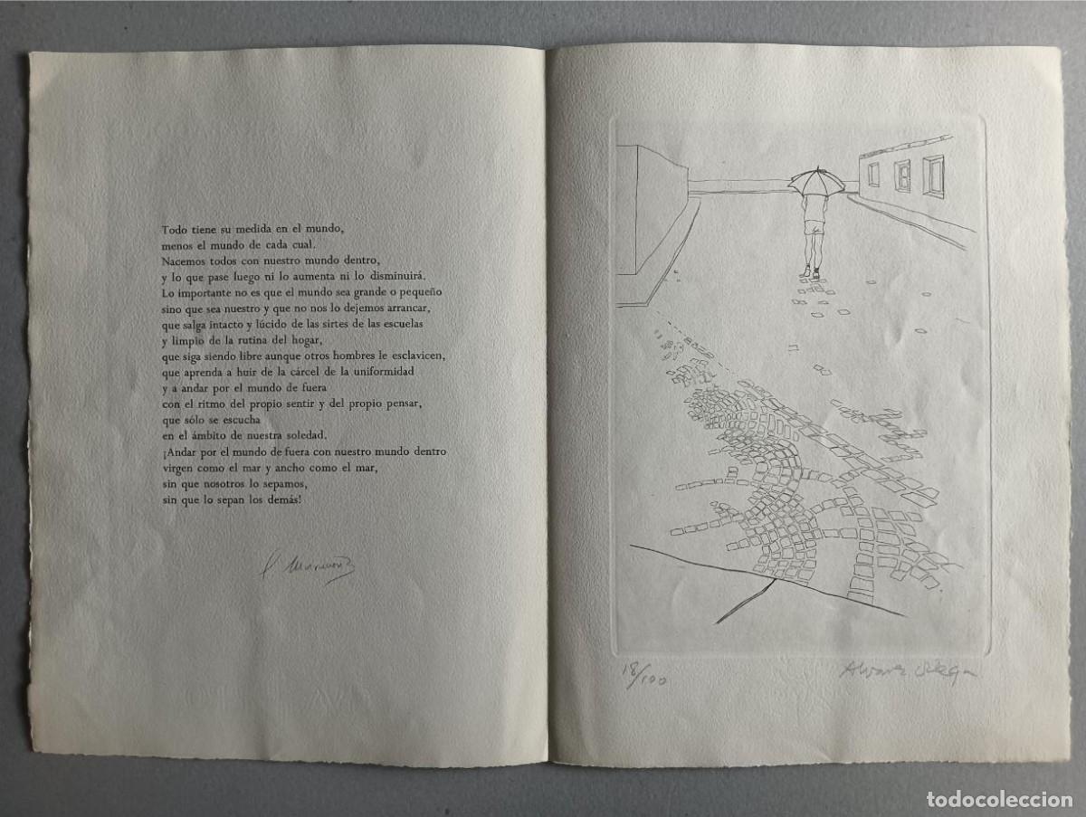 Arte: Rafael &Aacute;lvarez Ortega (C&oacute;rdoba 1927-Madrid 2011) grab 1957 de 19x25 papel 24x34cms Gregorio Mara&ntilde;on