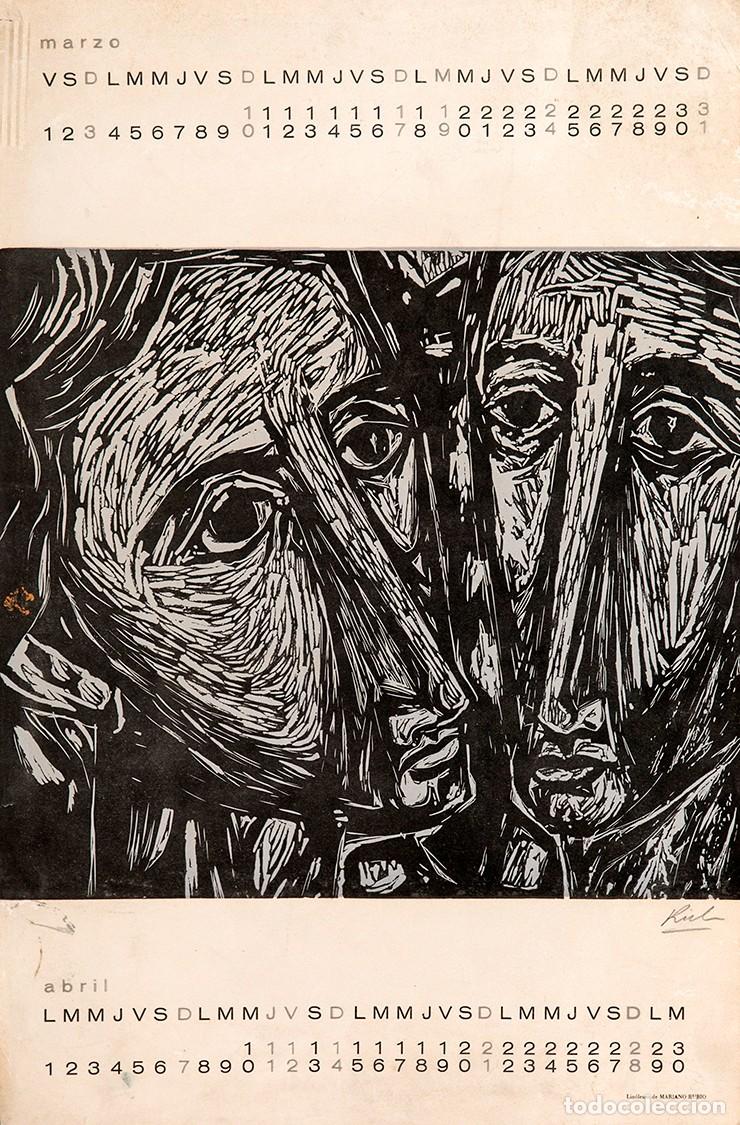 Arte: MARIANO RUBIO - 1968 - XILOGRAF&Iacute;A FIRMADA