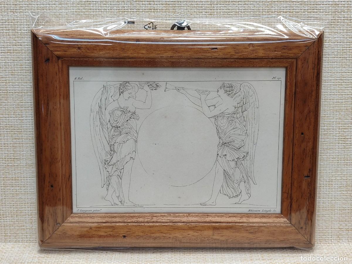 Arte: La Victoria y la Fama de J. Gougeon. Annales du musee 1807, Tomo VIII. Plancha 27. Cuadro.