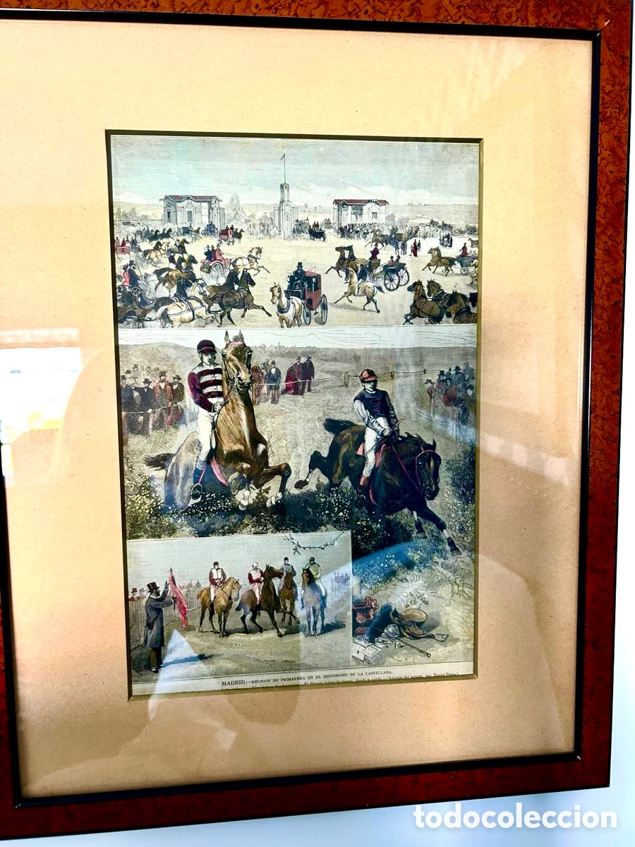 Arte: Grabado del Hip&oacute;dromo de la Catellana - Foto 1