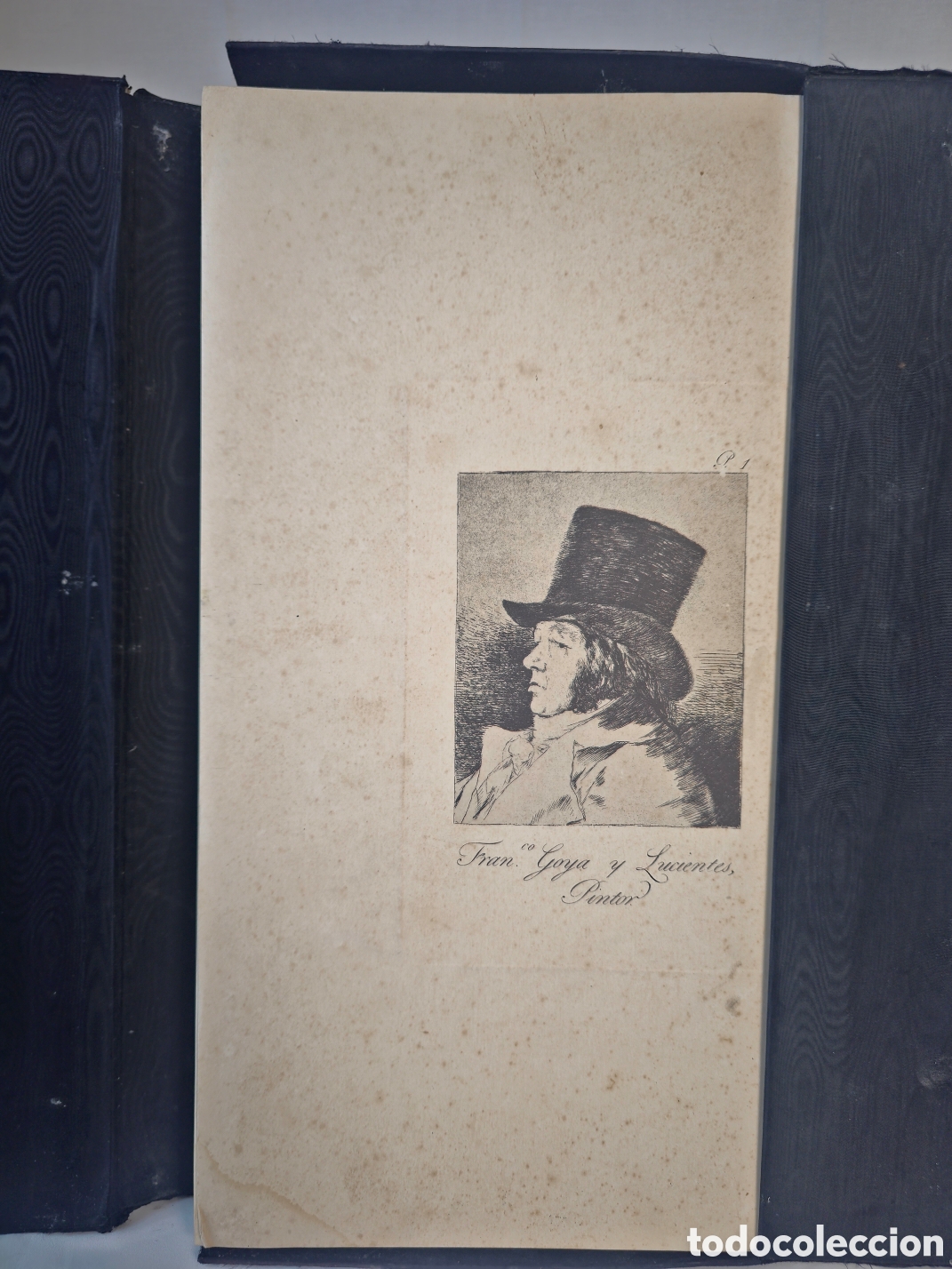 Arte: Carpeta Completa Grabados Los Caprichos de Goya - Edici&oacute;n Bibliofilia Jean de Bonnot (1970) - Con Se