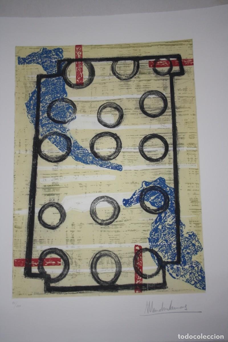 Arte: Grabado aguatinta Menchu Lamas, firmado y numerado