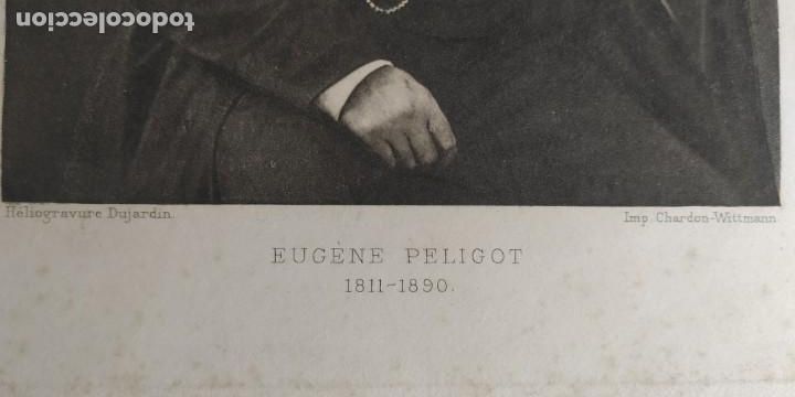 Arte: HELIOGRABADO. EUGENE PELIGOT. - Foto 3