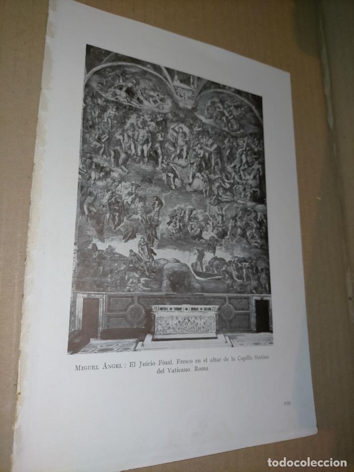 Arte: LAMINA HOJA HUECOGRABADO - RELIGIOSO - EL JUICIO FINAL
