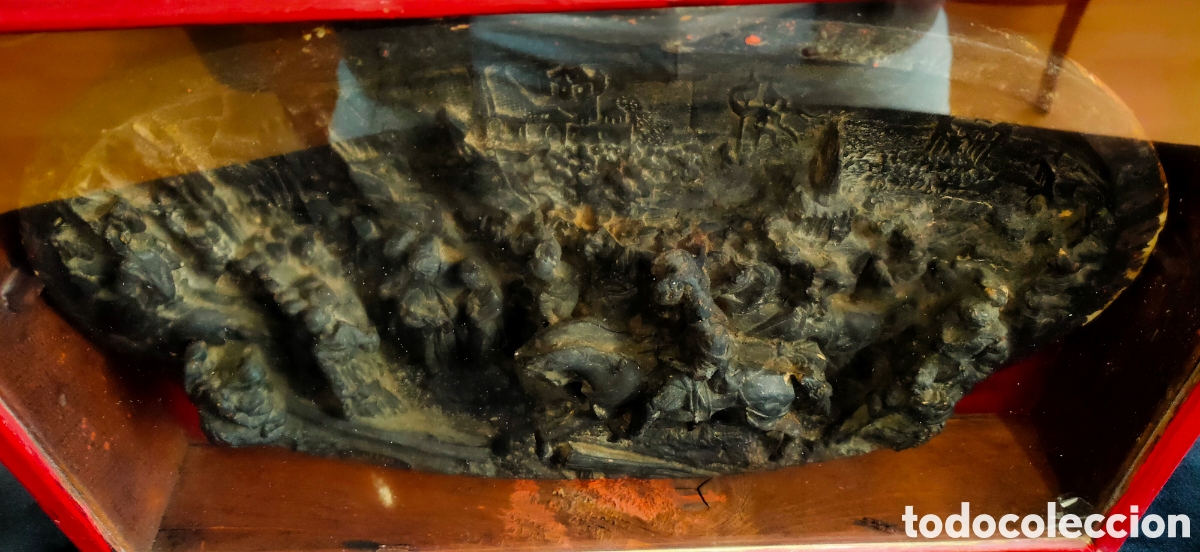 Arte: Relieve religioso en espuma de mar - Foto 2