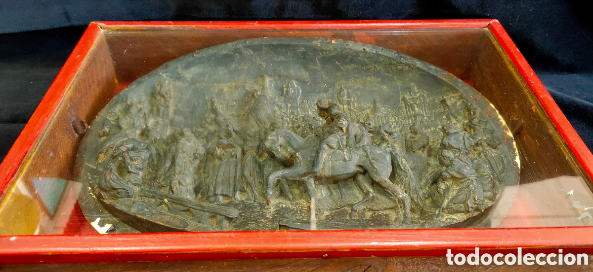 Arte: Relieve religioso en espuma de mar - Foto 1