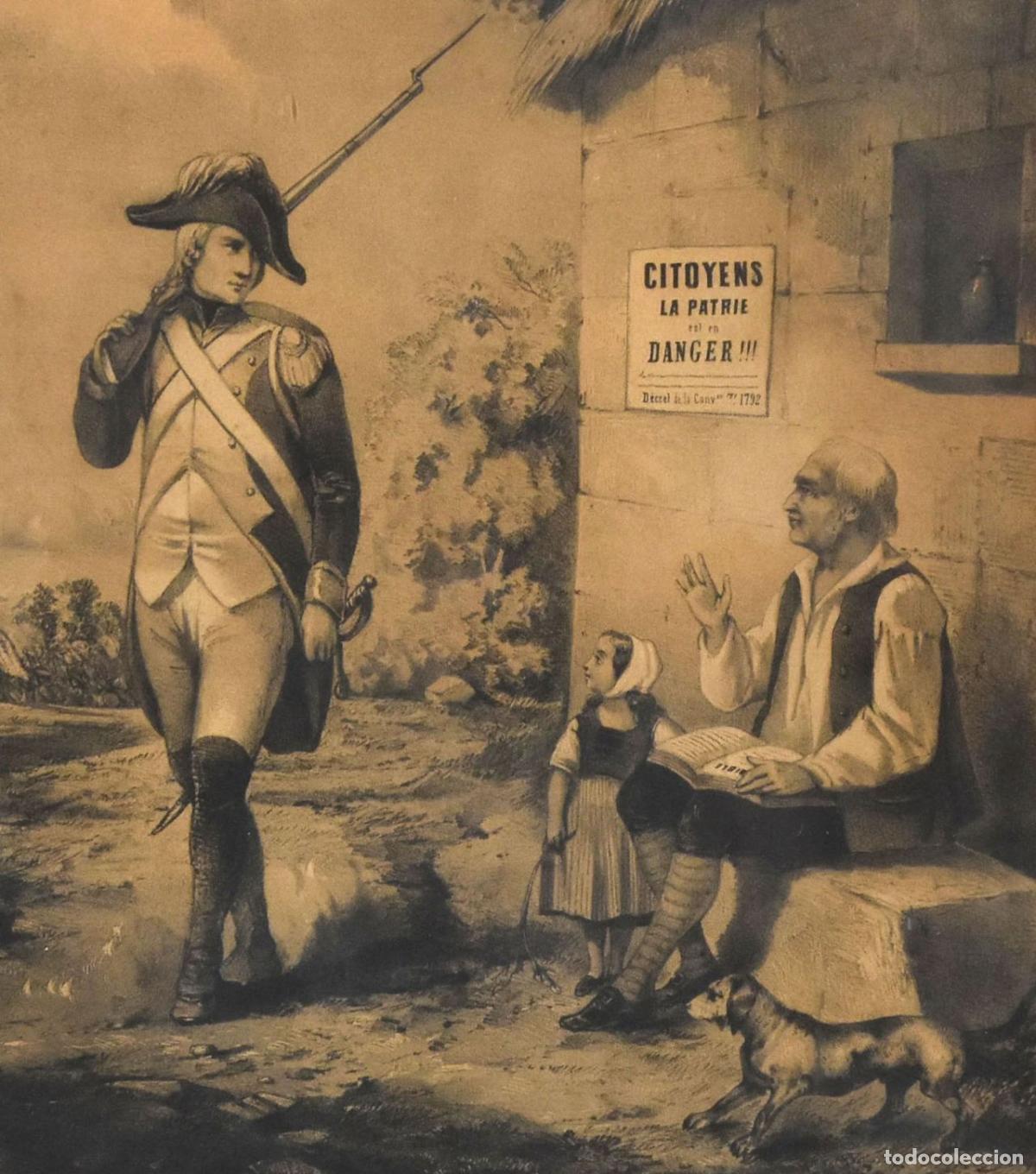 Arte: Gravure militaire convention de 1792 - Foto 2