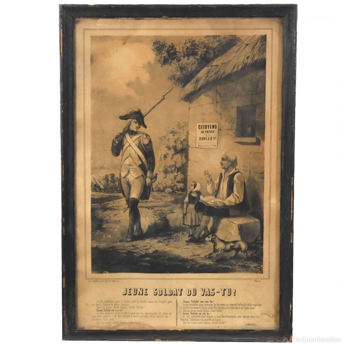 Arte: Gravure militaire convention de 1792 - Foto 1