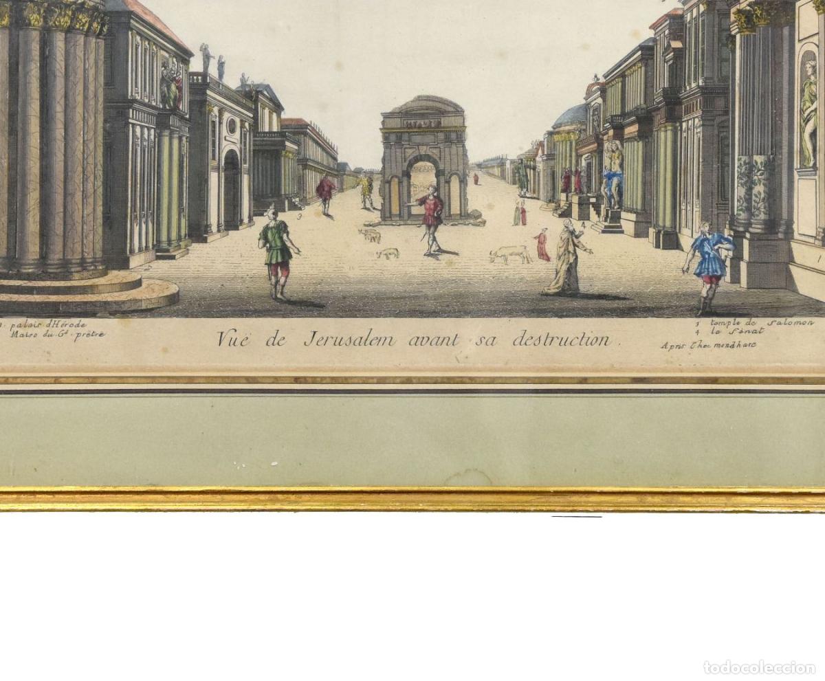 Arte: Vue doptique Gravure Jerusalem - Foto 4