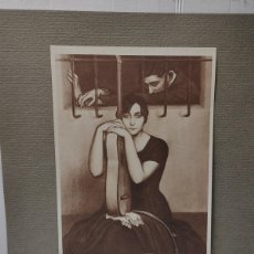 Arte: LAMINA HUECOGRABADO? - JULIO ROMERO DE TORRES - CARCELERA - ESTUDIO E. FERNÁNDEZ AÑOS 50