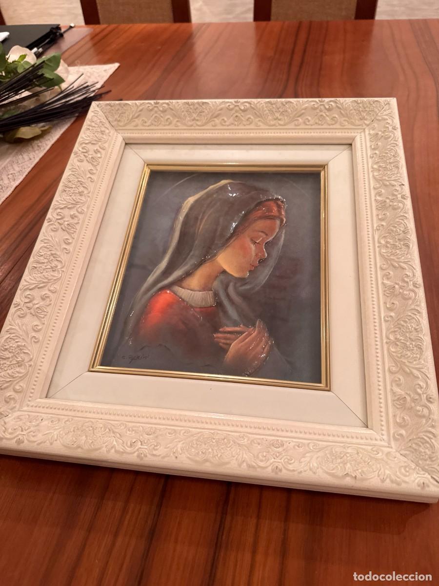 Arte: Cuadro de la Virgen en relieve - Foto 1